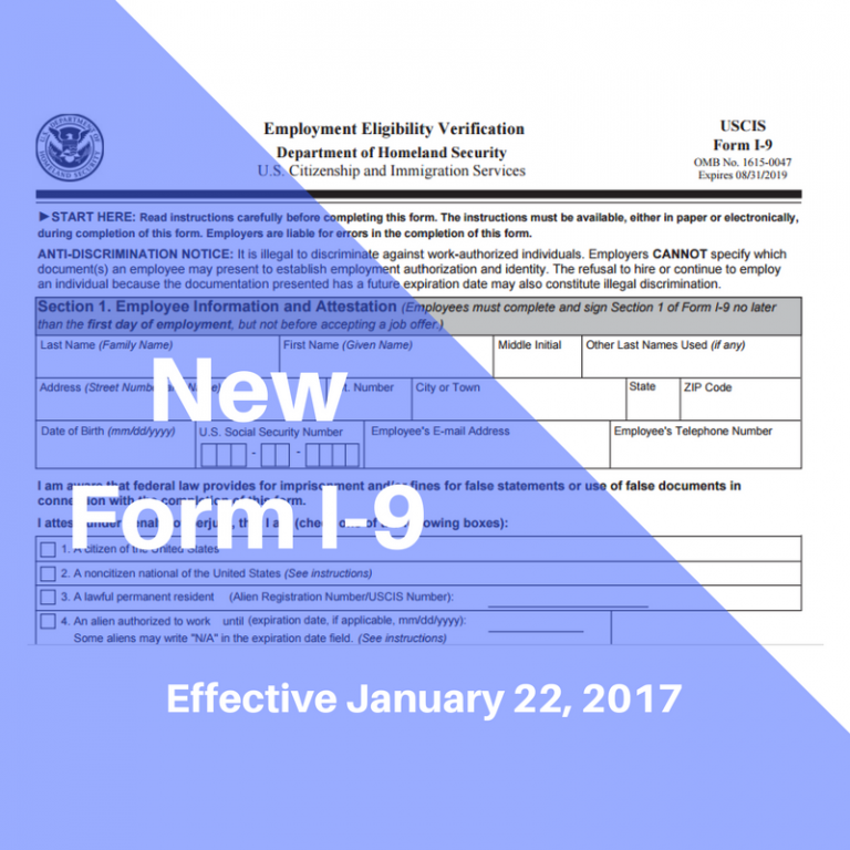 What You Need to Know About the New Form I9 Bryant & Associates, P.C.